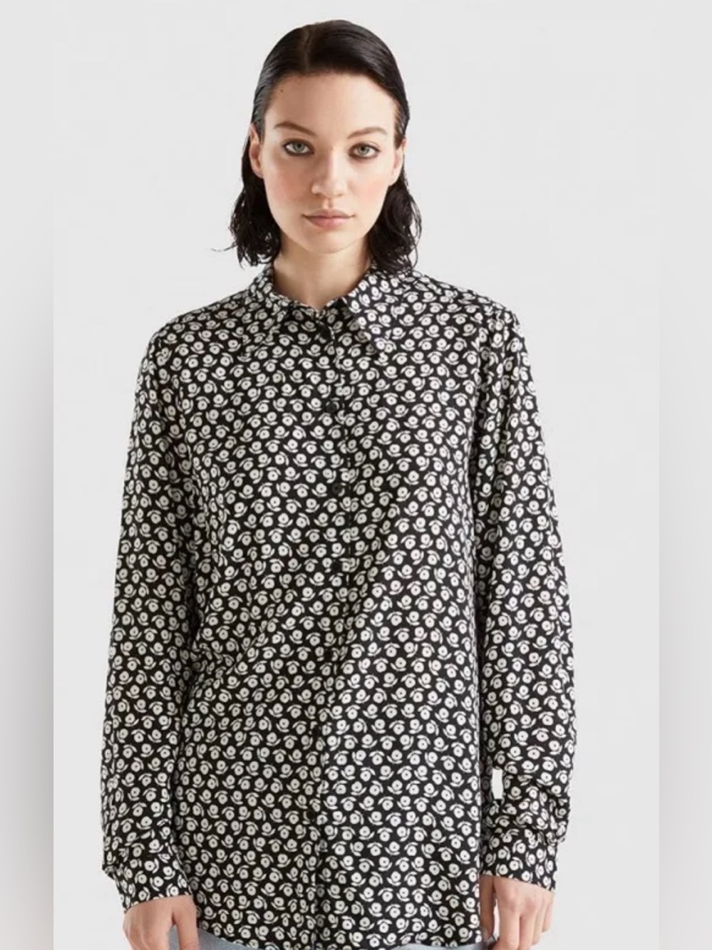 United Colors of Benetton Floral Button-Down Shirt
